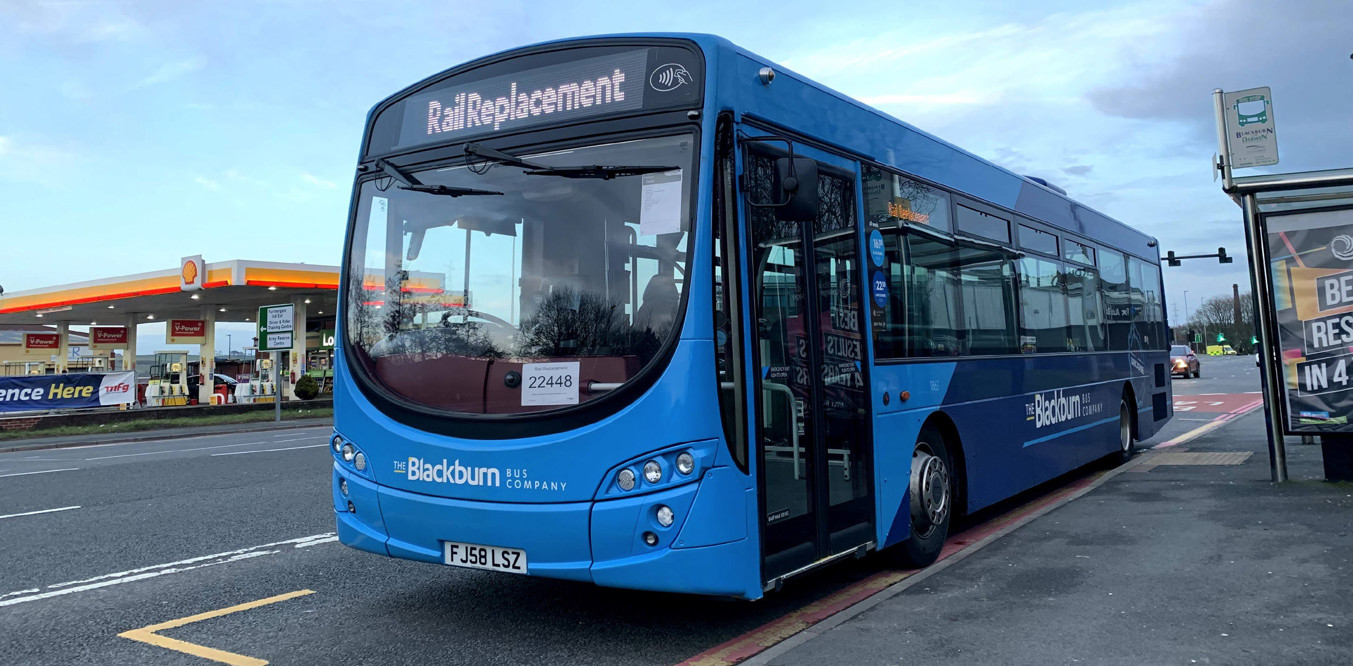 Rail replacement bus Blackburn